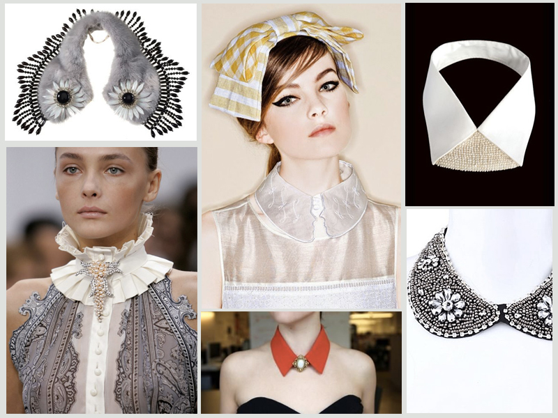 Style ideas: the false collar stands out!